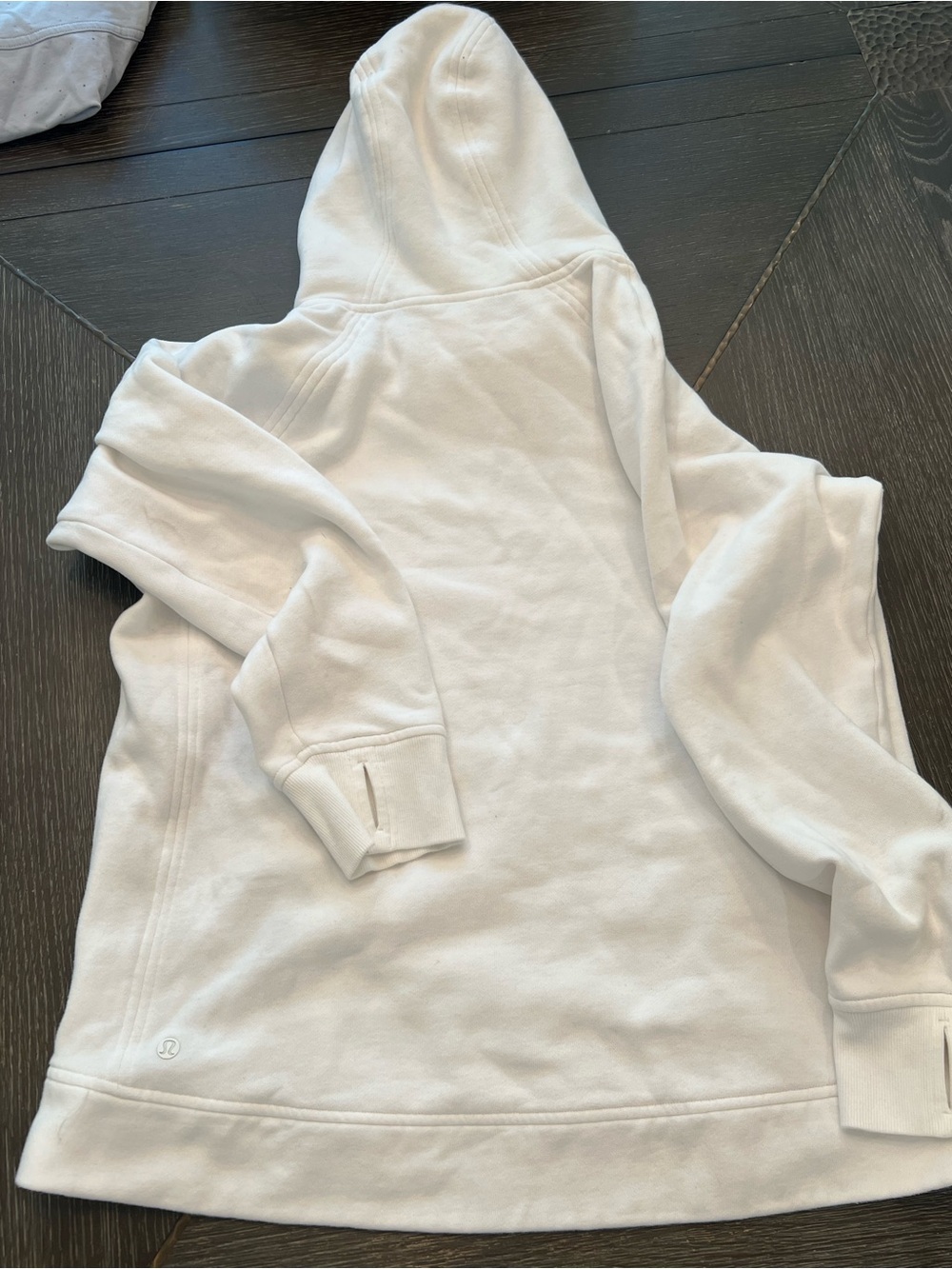 Lululemon Women’s White Hooded Pullover Sweater - Picture 6 of 7
